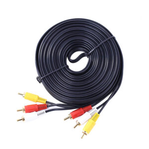 Cable AV RCA mâle à mâle 10m