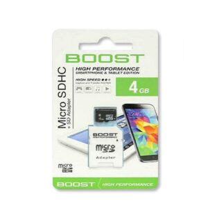 Carte mémoire Boost microSD 4 Go