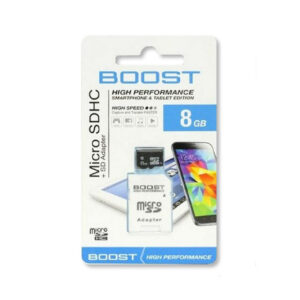 Carte mémoire Boost microSD 8 Go