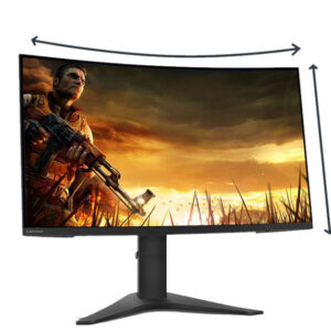 Écran de bureau LED Lenovo 24″ incurvé G24