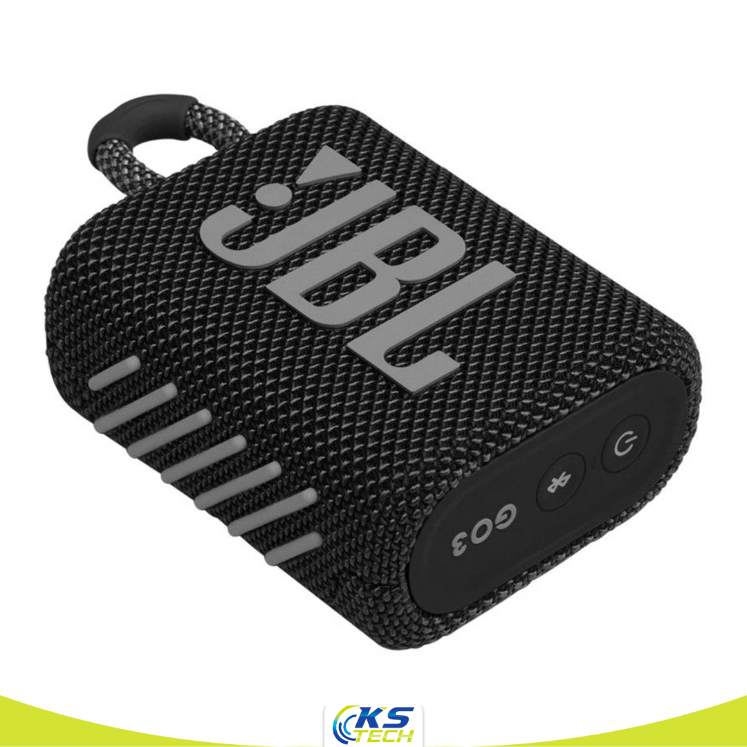 BAFFLE JBL GO 3 BLUETOOTH POCKET PORTABLE SPEAKER BLACK