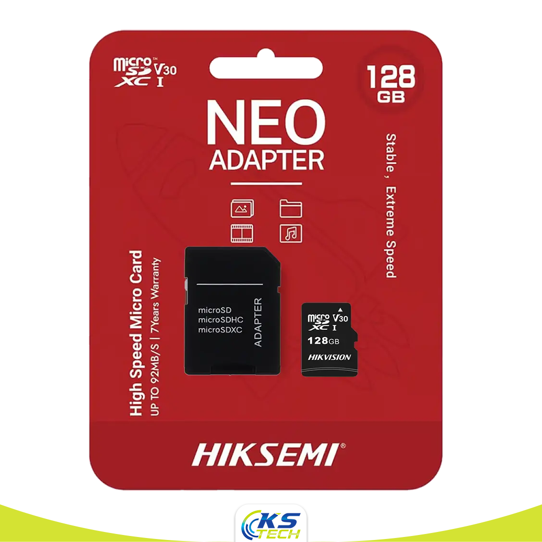 Carte Mémoire Micro SD HIKVISION NEO 128GB