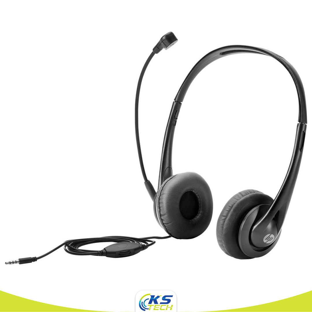 ECOUTEUR HP T1A66AA NOIR 3.5mm headset