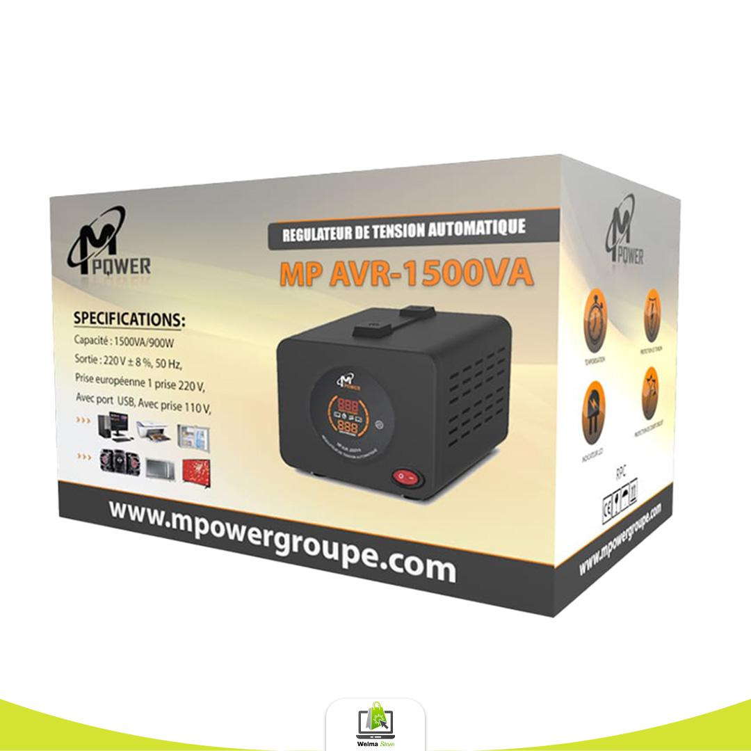 Régulateur de tension MPower AVR 1500VA performant et fiable