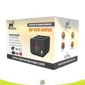Régulateur de tension MPower AVR 500VA fiable et performant