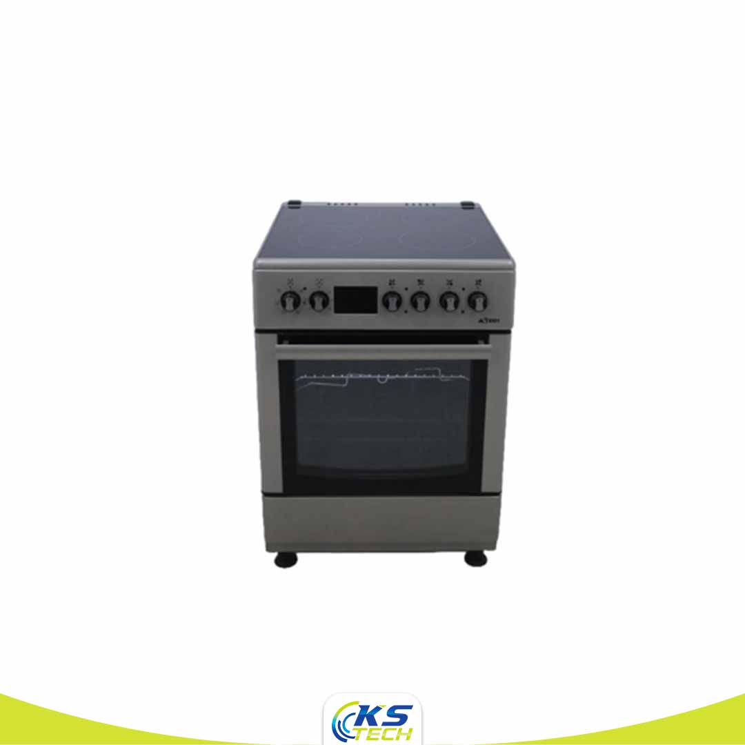 Cuisinière ASTECH CK69DDGZ-ELF 60x60 4 Feux Gaz 2 Fours Électrique & Gaz