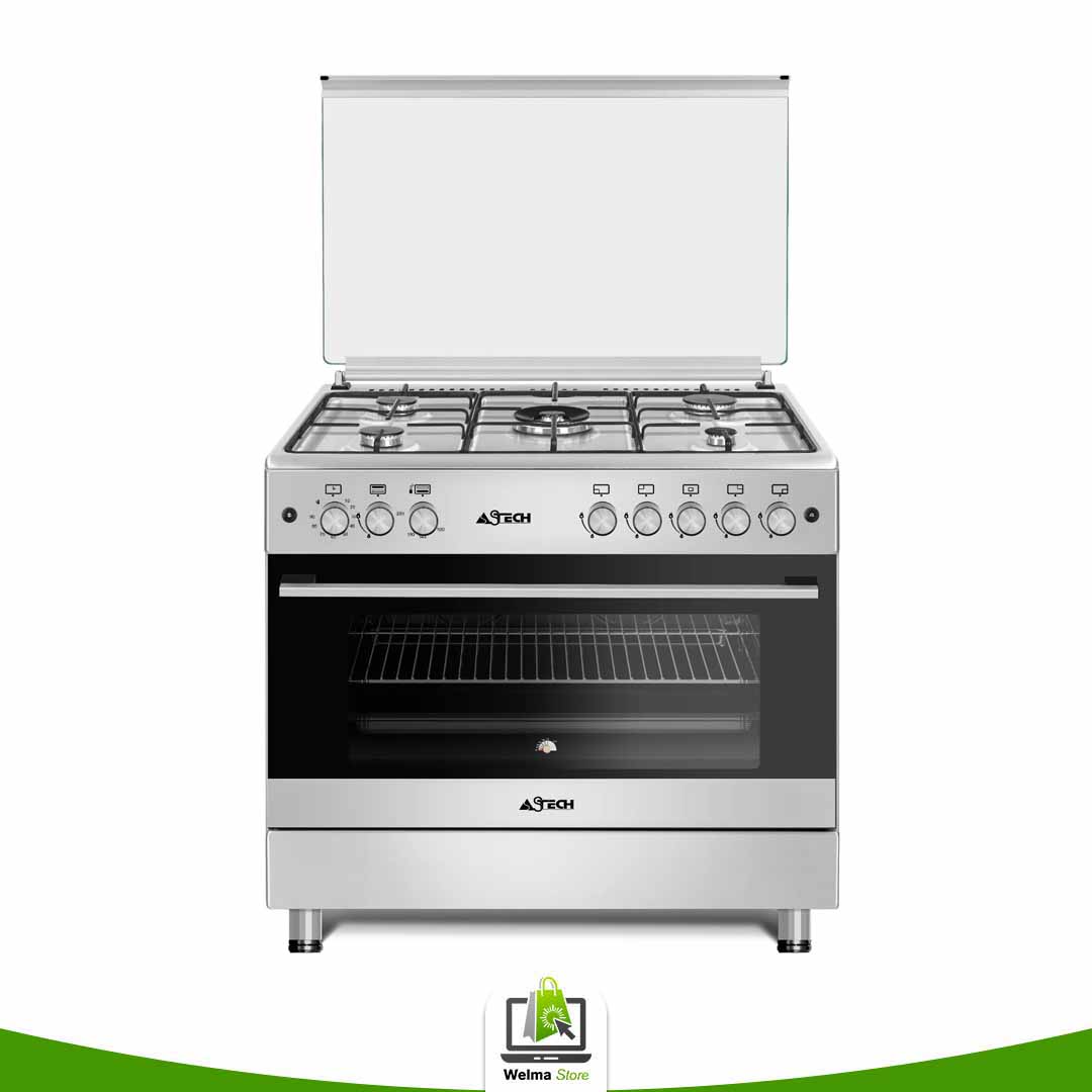 Cuisinière ASTECH CK92ACFRM 5 Feux Full Option Minuterie