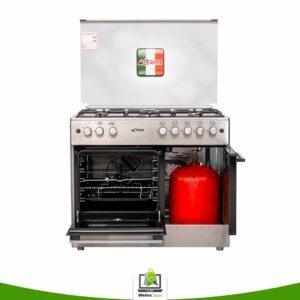Cuisinière ASTECH CK95BSAR 5 Feux Full Option Bouteille à Gaz