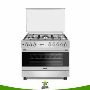 Cuisinière ASTECH CK97MS 90x60 5 Feux Full Option Ventilo + Four Électrique